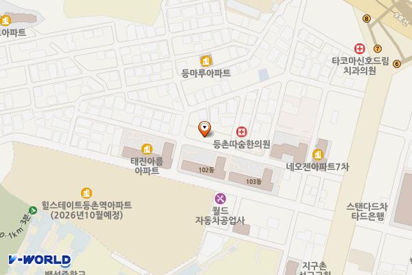 등촌2-1 위치 지도 — 서울특별시 강서구 등촌로55길 33-16