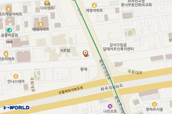 화곡1동 배다리서길 위치 지도 — 서울특별시 강서구 강서로5나길 6