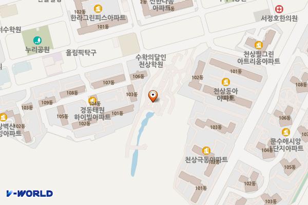 천상공원지하 위치 지도 — 울산광역시 울주군 범서읍 천상리 322