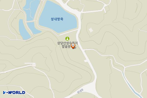 산성 한옥마을입구 위치 지도 — 충청북도 청주시 상당구 산성동 172