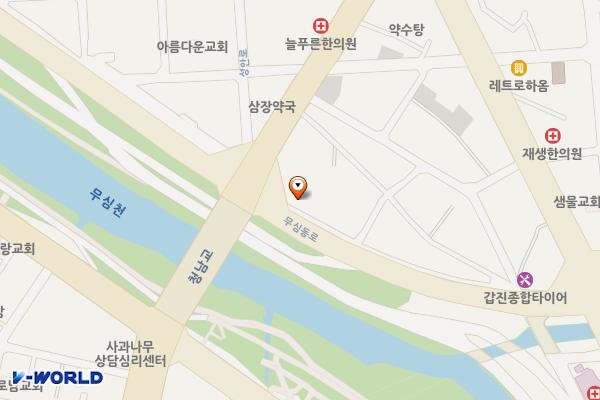 공한지주차장 위치 지도 — 충청북도 청주시 상당구 석교동 434