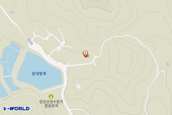 상당산성2 위치 지도 — 충청북도 청주시 상당구 산성동 162