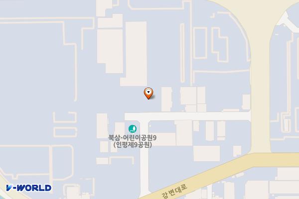 석적 공단 공영주차장 위치 지도 — 경상북도 칠곡군 석적읍 중리 443-5