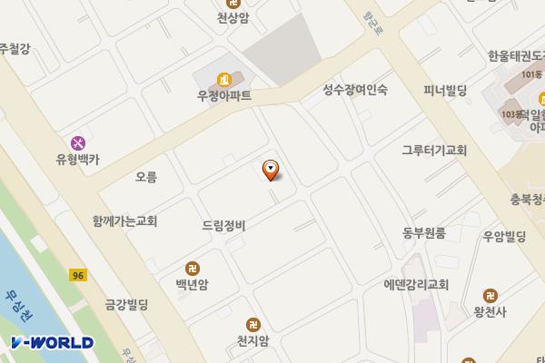 주택부근 위치 지도 — 충청북도 청주시 청원구 교서로162번길 31-1