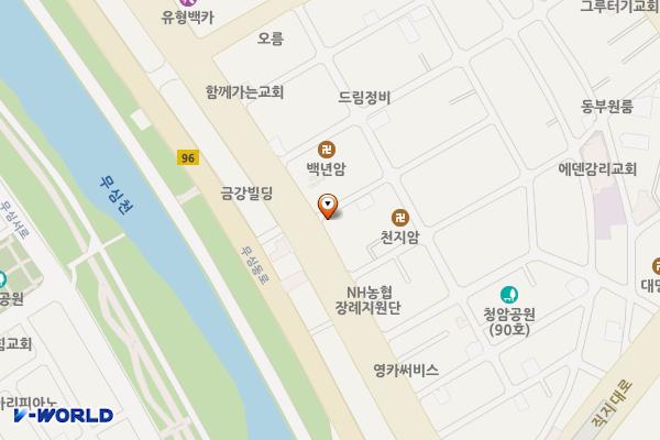 주택부근 위치 지도 — 충청북도 청주시 청원구 교서로156번길 4