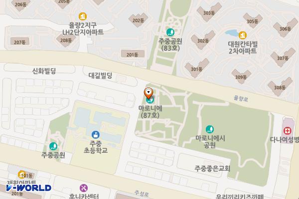 청주농협 북부지점 위치 지도 — 충청북도 청주시 청원구 주성로233번길 32