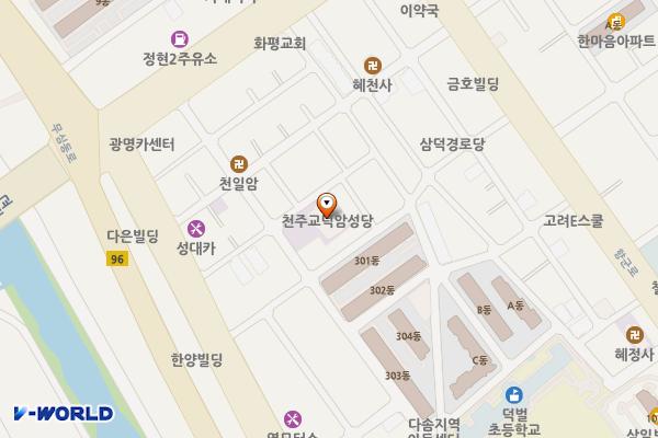 삼일아파트부근 위치 지도 — 충청북도 청주시 청원구 1순환로353번길 27
