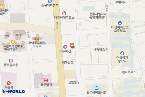 제일학원 앞 위치 지도 — 충청북도 청주시 상당구 교동로3번길 153
