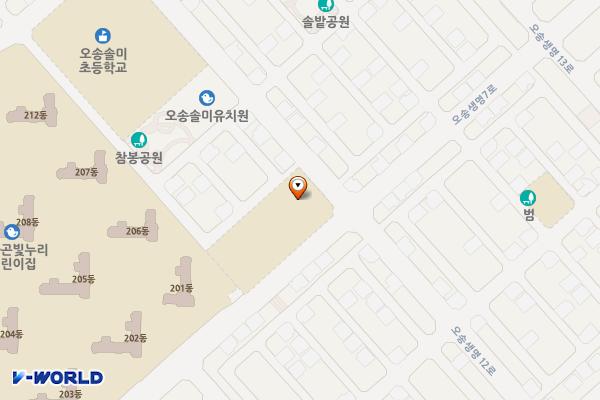 오송바이오폴리스 공한지주차장 위치 지도 — 충청북도 청주시 흥덕구 오송읍 봉산리 826