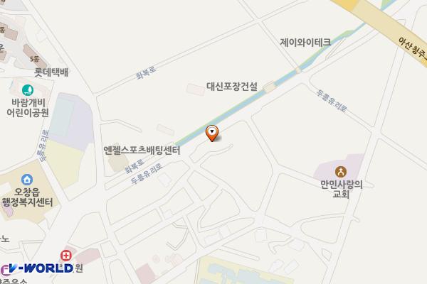 공영주차장 위치 지도 — 충청북도 청주시 청원구 장대리 429-4