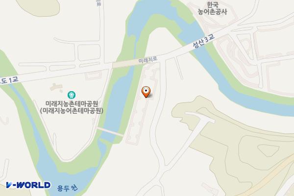 미래지농촌테마공원 주차장 위치 지도 — 충청북도 청주시 청원구 성산리 320번지