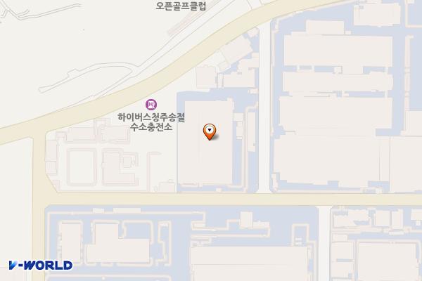 sk청주공장 인근 위치 지도 — 충청북도 청주시 흥덕구 월명로235번길 50