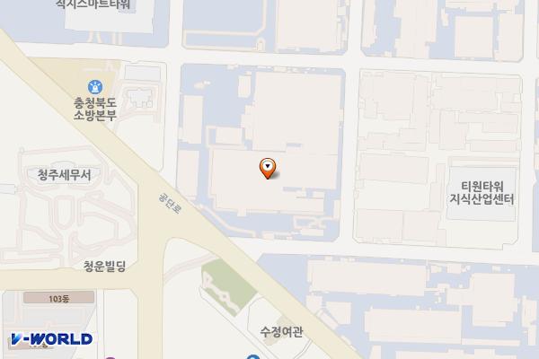 삼화전기부근 위치 지도 — 충청북도 청주시 흥덕구 봉명로 3