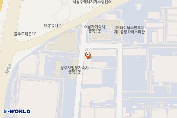 하이닉스문화센터 아트홀 앞 위치 지도 — 충청북도 청주시 흥덕구 직지대로307번길 107