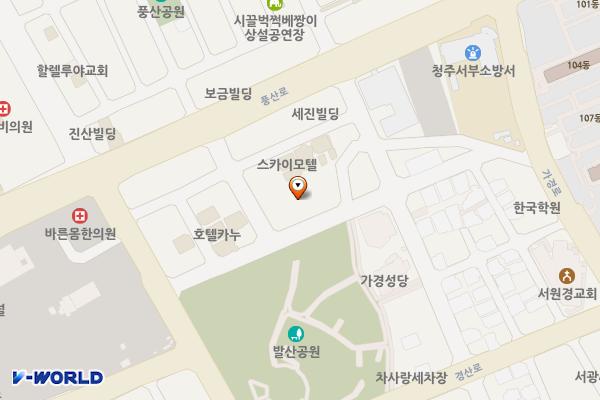 풍년로(발산공원) 위치 지도 — 충청북도 청주시 흥덕구 풍년로 142번길 29
