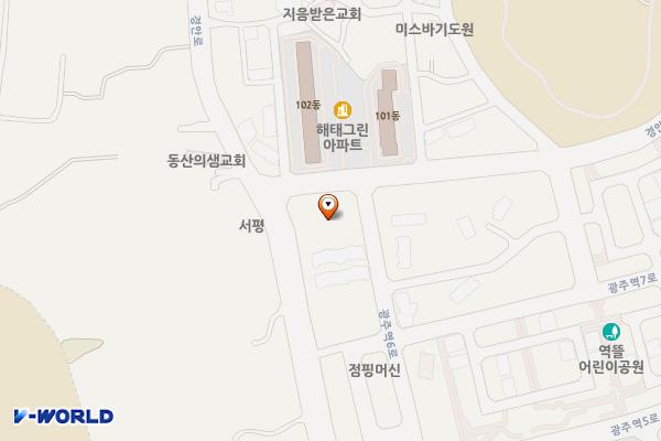 광주역세권 임시(5) 공영주차장 위치 지도 — 경기도 광주시 역동 277