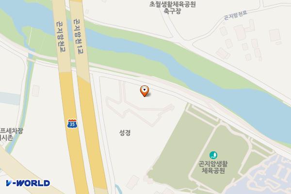 곤지암생활체육공원 공영주차장 위치 지도 — 경기도 광주시 초월읍 늑현리 193-53