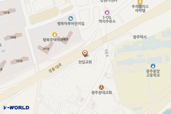 역동로(신영아트빌) 공영주차장 위치 지도 — 경기도 광주시 역동 136-9