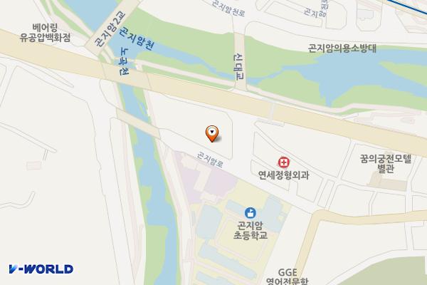 곤지암배수펌프장 공영주차장 위치 지도 — 경기도 광주시 곤지암읍 곤지암리 453-4