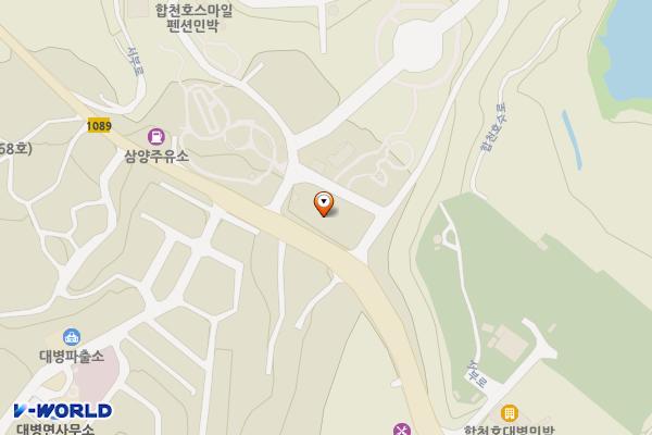 회양관광단지 주차장2(관리사무소위) 위치 지도 — 경상남도 합천군 대병면 회양리 700-6