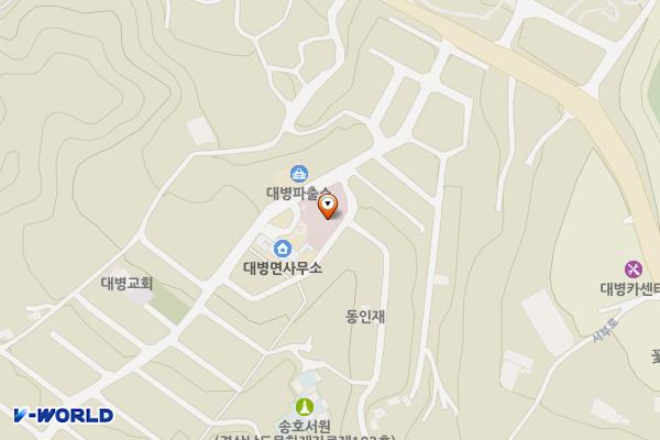 대병면보건지소 위치 지도 — 경상남도 합천군 대병면 회양리 896-1