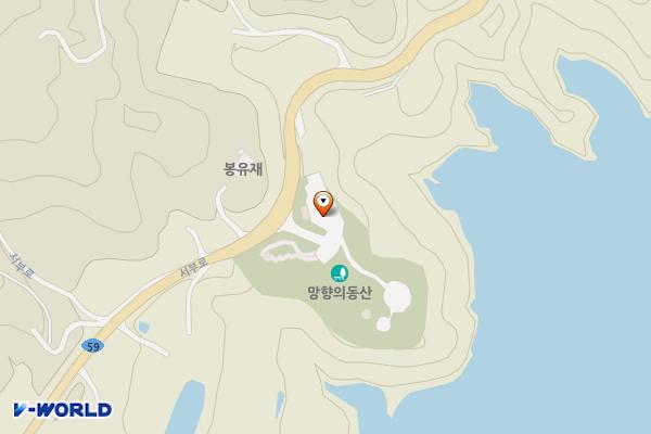 망향의동산 위치 지도 — 경상남도 합천군 봉산면 김봉리 산52-3