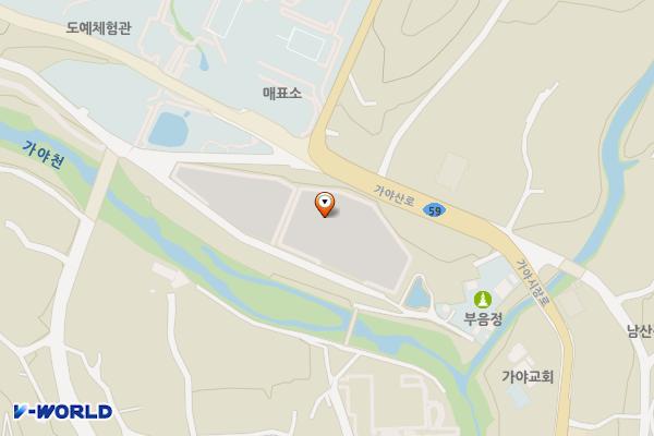 대장경 테마파크6 위치 지도 — 경상남도 합천군 가야면 야천리 987