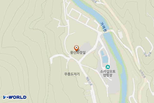 가야 황산주차장 위치 지도 — 경상남도 합천군 가야면 황산리 504-9