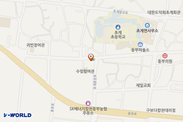 초계공영주차장2 위치 지도 — 경상남도 합천군 초계면 초계리 206