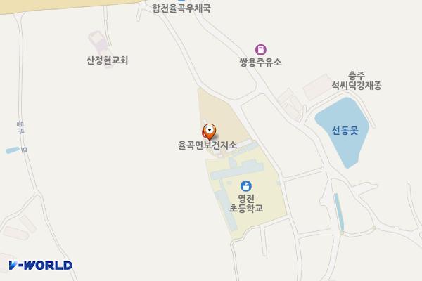 율곡면사무소 위치 지도 — 경상남도 합천군 율곡면 영전 3길 26