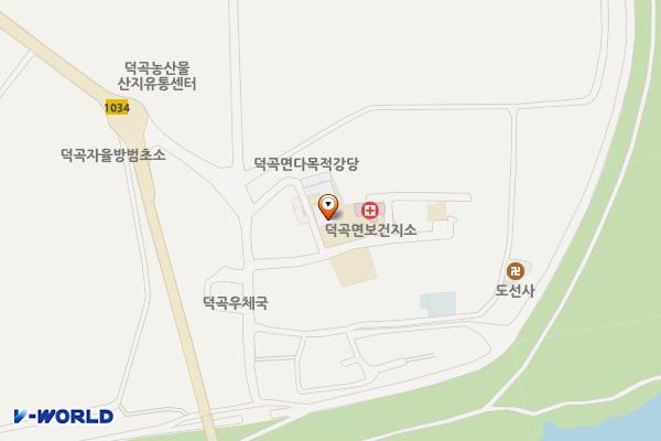 덕곡면사무소 위치 지도 — 경상남도 합천군 덕곡면 율지리 143-2