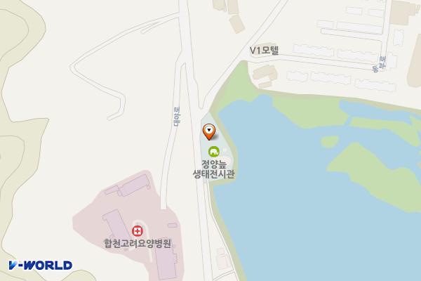 주차광장_정양늪생태공원 위치 지도 — 경상남도 합천군 대양면 정양리 605-5