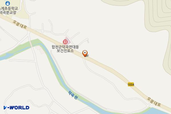 덕곡면 대동보건진료소 위치 지도 — 경상남도 합천군 덕곡면 장리 1316