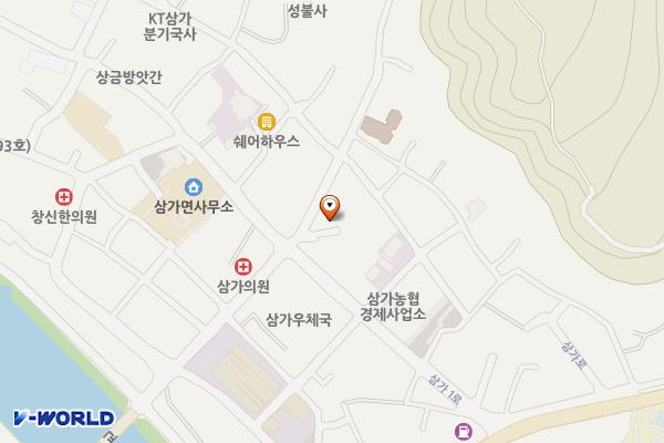 삼가면 공영주차장 위치 지도 — 경상남도 합천군 삼가면 일부리 878-1