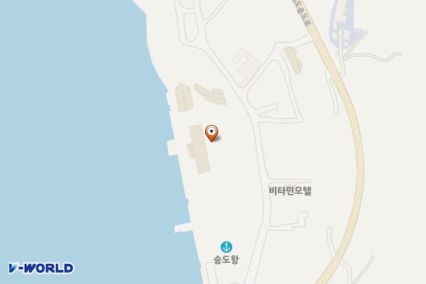 송도위판장 및 판매장 무료주차장 위치 지도 — 전남광주통합특별시 신안군 지도읍 읍내리 570-21번지