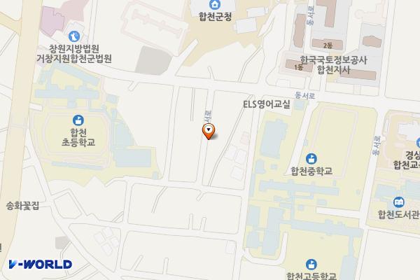 자투리 땅 활용 생활주차장 11 위치 지도 — 경상남도 합천군 합천읍 합천리 300-4