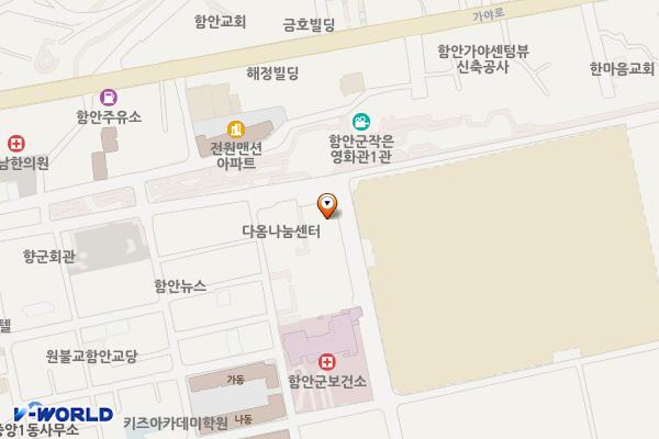 함안공영주차타워 위치 지도 — 경상남도 함안군 가야읍 말산리 93