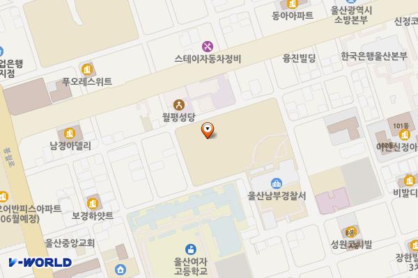 종하이노베이션센터 광장주차장 위치 지도 — 울산광역시 남구 봉월로38번길 32