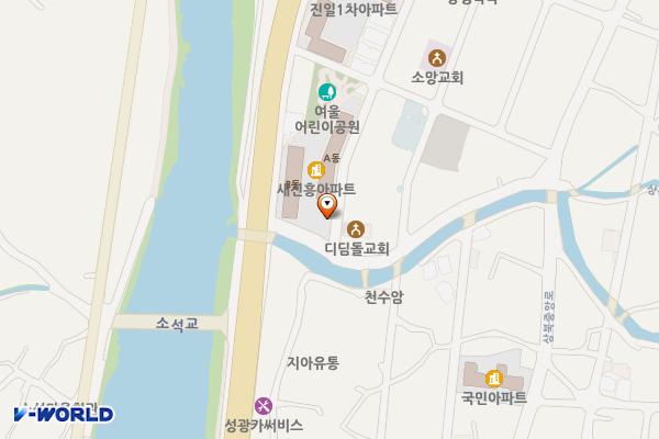 상북석계 제2공영주차장 위치 지도 — 경상남도 양산시 상북면 석계리 232
