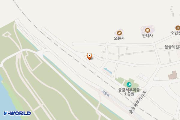 물금서부마을 공영주차장 위치 지도 — 경상남도 양산시 물금읍 물금리 774-5