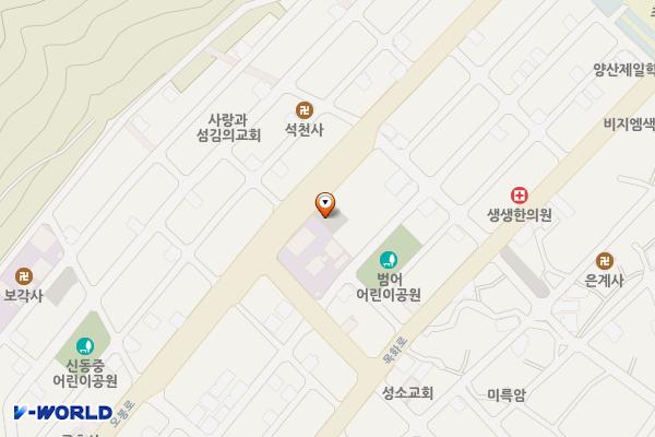신동중1 공영주차장 위치 지도 — 경상남도 양산시 물금읍 범어리 671-4