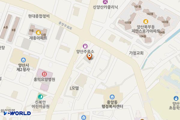북부동제3공영주차장 위치 지도 — 경상남도 양산시 북부동 178-8