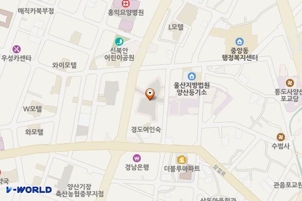 북부동제1공영주차장 위치 지도 — 경상남도 양산시 북부동 416-3