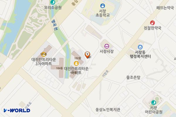 양산시노상웅상제9공영주차장 위치 지도 — 경상남도 양산시 삼호동 597