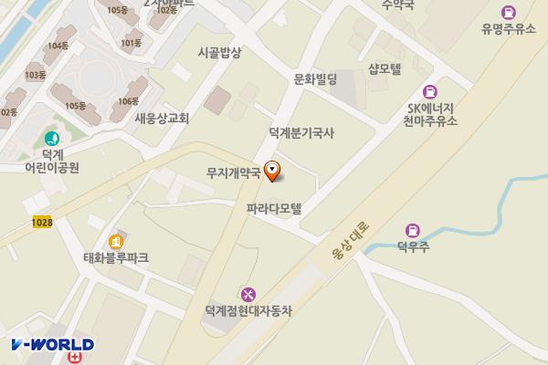 양산시노상웅상제2공영주차장 위치 지도 — 경상남도 양산시 덕계동 669-3