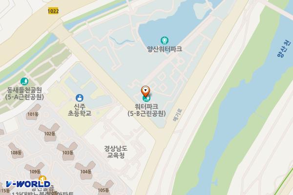 양산시노상제38공영주차장 위치 지도 — 경상남도 양산시 물금읍 범어리 2764