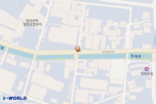 양산시노상제32공영주차장 위치 지도 — 경상남도 양산시 호계동 859-5