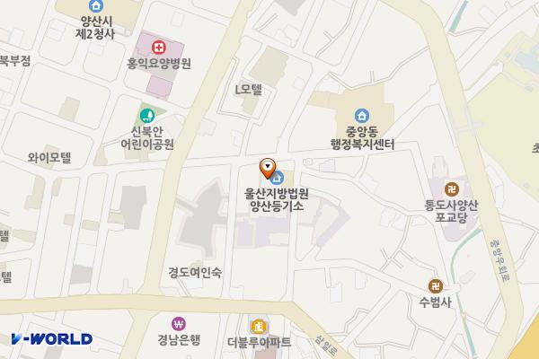 양산시노상제18공영주차장 위치 지도 — 경상남도 양산시 북부동 373