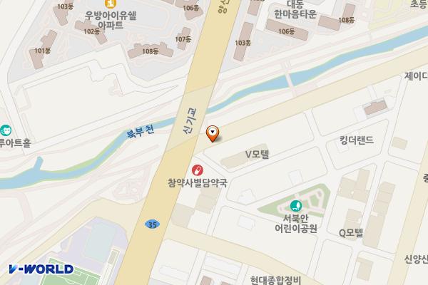 양산시노상제15공영주차장 위치 지도 — 경상남도 양산시 북부동 703