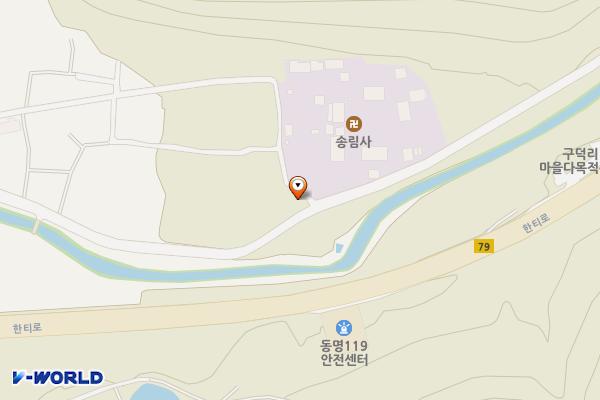송림사 내 위치 지도 — 경상북도 칠곡군 동명면 구덕리 88-47
